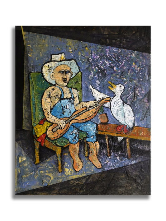 The Duck and the Dulcimer Player